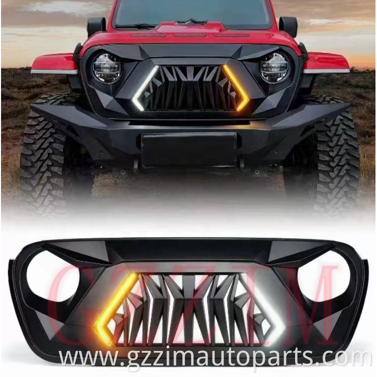 ABS Plastic Front Grille Middle Grille Used For JL JK